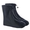 1pc Reusable Men And Women Rain Boots Cover Anti-Slip Wear-resistant Protective Cover Waterproof Layer - B Black - S(35-36)