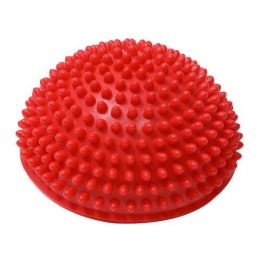 Half-ball Muscle Foot Body Exercise Stress Release Fitness Yoga Massage Ball Health Yoga Training Accessories - Red