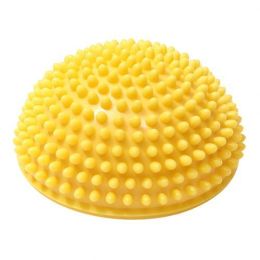 Half-ball Muscle Foot Body Exercise Stress Release Fitness Yoga Massage Ball Health Yoga Training Accessories - Yellow