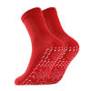 Winter Self-heating Health Care Socks Women Ski Sports Self Heated Massage Man Short Sock Magnetic Therapy Comfortable Warm Sox - red