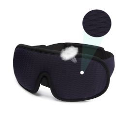 3D Sleeping Mask Block Out Light Soft Padded Sleep Mask For Eyes Slaapmasker Eye Shade Blindfold Sleeping Aid Face Mask Eyepatch - Green