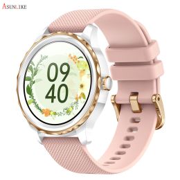 QR02 smart watch HD Bluetooth call AI voice mobile payment health monitoring multi sport watch - Pink silica gel