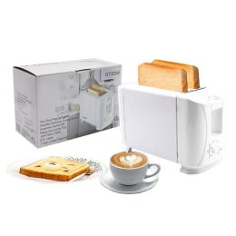 110V 750W New ABS Home Bread Toaster Machine,Easy Clean, Simple Operation - White