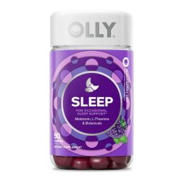 OLLY Sleep Gummy Supplement, 3mg Melatonin, L Theanine, Chamomile, Blackberry, 90 Count - OLLY