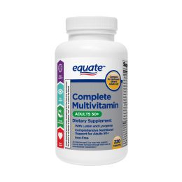 Equate Complete Multivitamin/Multimineral Supplement Tablets;  Adults 50+;  220 Count - Equate