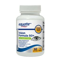 Equate Vision Formula 50+ Softgels Dietary Supplement;  50 Count - Equate