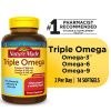 Nature Made Triple Omega 3 6 9 Softgels Dietary Supplement;  74 Count - Nature Made