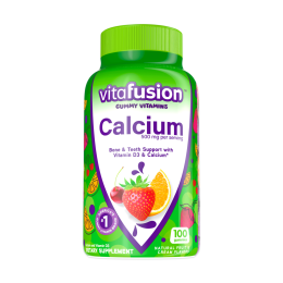 Vitafusion Chewable Calcium Gummy Vitamins;  Fruit and Cream Flavored;  100 Count - Vitafusion