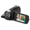 HD 1080P Digital Video Camcorder 2.7in 16X Zoom DV Camera 270Â° Rotation Rechargeable Kid Camera w/Fill Light Selfie - Black