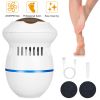 Electric Callus Grinder USB Rechargeable Foot File Callus Remover Vacuum Feet Pedicure Exfoliating - White