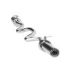 Barbell 48 In. Olympic Super Curl Weight Bar, Chrome - Silver