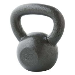 30lb Cast Iron Hammertone Finish Kettlebell, Single - 35 lb