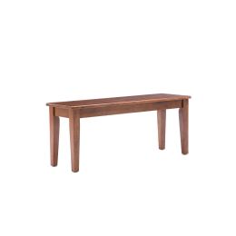 Shaker Dining Bench, Walnut - Walnut