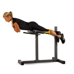 Roman Chair Hyper-Extension Home Workout Multipurpose Bench JD-3.1 - Black