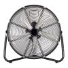 20 inch High Velocity Drum Fan with Wall Mount, Black - Black