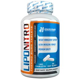 LIPONITRO Diet Pills - Ultra Energy Formula - 120 Tablets - 120 ct bottle