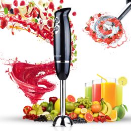 Hand Blender Immersion Blender Handheld Stick Batidora Electric Blenders Emersion Hand Mixer For Kitchen 5 Core HB 1510 BLK - Black Stick