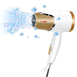 Hair Blow Dryer Lightweight Conditioner Cord Keeper Hair Dryer Ionic Men Women Blower 1875W Ceramic Quiet Styling Pik 5 Core HD F - White