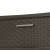 Sterilite 4 Drawer Wide Weave Tower Cement - Espresso