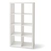 8-Cube Storage Organizer, White Texture - White Texture