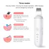 Ultrasonic Facial Skin Scrubber Deep Facial Cleaning Machine Removal Dirt Blackhead Face Ultrasonic Skin Scrubber Machine - Pink