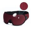 3D Sleeping Mask Block Out Light Soft Padded Sleep Mask For Eyes Slaapmasker Eye Shade Blindfold Sleeping Aid Face Mask Eyepatch - Red