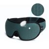 3D Sleeping Mask Block Out Light Soft Padded Sleep Mask For Eyes Slaapmasker Eye Shade Blindfold Sleeping Aid Face Mask Eyepatch - Green