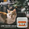 Lime Sulfur Pet Skin Cream - Pet Care and Veterinary Treatment for Itchy and Dry Skin - Safe Solution for Dog;  Cat;  Puppy;  Kitten;  Horseâ€¦ - 4 oz