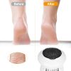 Electric Callus Grinder USB Rechargeable Foot File Callus Remover Vacuum Feet Pedicure Exfoliating - White