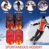 Winter Self-heating Health Care Socks Women Ski Sports Self Heated Massage Man Short Sock Magnetic Therapy Comfortable Warm Sox - white