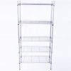 5-Shelf Adjustable;  Heavy Duty Storage Shelving Unit ;  Steel Organizer Wire Rack - Silver