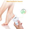 Electric Callus Grinder USB Rechargeable Foot File Callus Remover Vacuum Feet Pedicure Exfoliating - White