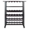 Wood Vinny 24-Bottle Wine Rack, Espresso, Espresso Finish - Espresso