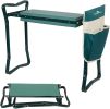 Bosonshop Garden Kneeler & Seat Folding Multi-Functional Steel Garden Stool with Tool Bag EVA Kneeling Pad - 1