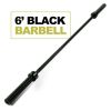 6 ft Barbell Bar, Olympic Weightlifting bar, 2 inch rotating sleeves, 800-Pound Capacity - 6'