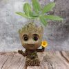 Guardians of the Galaxy Groot Flower Pot Bird's Nest Tree Man Groot Tree Man Hand Ornament - 1