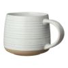 White Round Stoneware 16-Piece Dinnerware Set - White