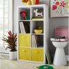 8-Cube Storage Organizer, White Texture - White Texture