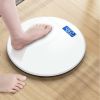 1pc Home Charging Electronic Scale Intelligent Weighing Scale Increases Precision Round Scale Body Scale Health Weight Loss Meter - Pink