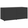 TV Cabinet Gray 31.5"x13.4"x14.2" Engineered Wood - Grey