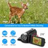 HD 1080P Digital Video Camcorder 2.7in 16X Zoom DV Camera 270Â° Rotation Rechargeable Kid Camera w/Fill Light Selfie - Black