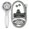 6+ Mode Powerpulse Massage Dual Shower Head System, Chrome - Chrome