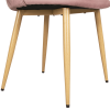 Velvet Dining Chairs with Wood Legs, Set of 2, Aqua - Pink