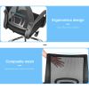 Home Office Chair Adjustable Ergonomic Desk Chair with Armrest, Swivel Mesh Task for Home Office Study, Black - Black