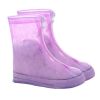 1pc Reusable Men And Women Rain Boots Cover Anti-Slip Wear-resistant Protective Cover Waterproof Layer - B Blue - L(39-40)