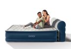 Dura-Beam Deluxe Ultra Plush Headboard with Built-in Pump (18" Mattress Height) - Queen - Queen