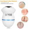 Electric Callus Grinder USB Rechargeable Foot File Callus Remover Vacuum Feet Pedicure Exfoliating - White