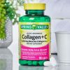 Spring Valley Highly Absorbable Collagen + C Tablets Dietary Supplement;  2; 500 mg;  90 Count - Spring Valley