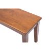 Shaker Dining Bench, Walnut - Walnut