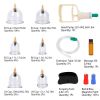 32 Cups Chinese Massage Therapy Cupping Set Body Vacuum Suction Kit Acupoint Massage Kit - Transparent